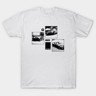 Mazda Miata MX-5 NC Black 'N White Archive T-Shirt